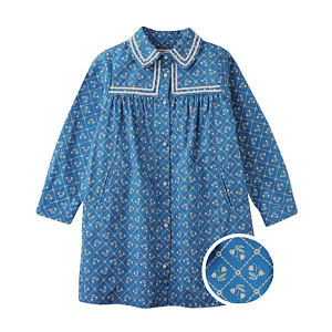 Платье поплиновое Gingersnaps "Lei Bluefields", синее